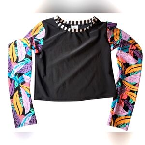 Art Class Rash Guard Swim Suit Top